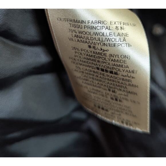 Burberry Brit Green Rushworth Wool Belted Trench Coat Lined 12 - Picture 6 of 6